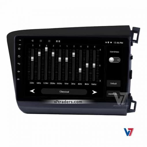 Honda Civic 2012-16 Android Navigation V7 Audio Setting