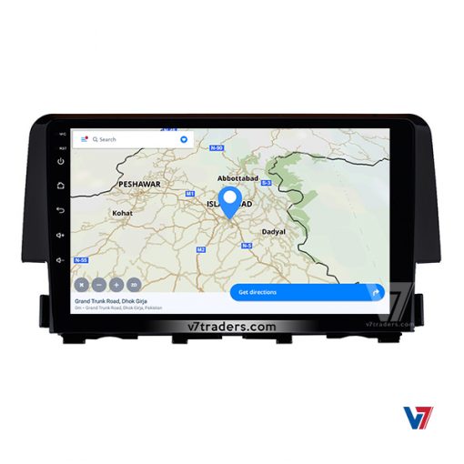Honda Civic 2017 -2018 Android Navigation V7 Map