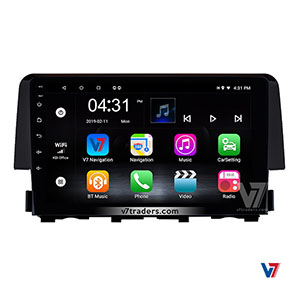 Civic Android Multimedia Navigation Panel LCD IPS Screen - Model 2017-21 - V7 1