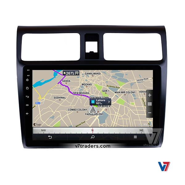 Suzuki Swift 2008-15 V7 Android Navigation Map