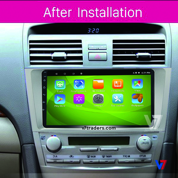 Toyota Camry 2007-11 Android V7 Navigation Dashboard