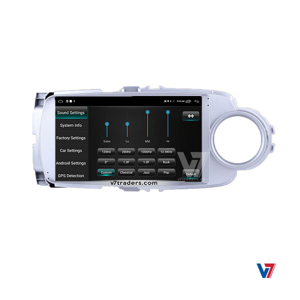 Vitz Android Multimedia Navigation Panel LCD IPS Screen - Model 2012-16 - V7 6