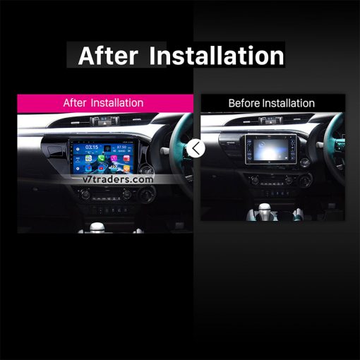 Hilux Revo Android Multimedia Navigation Panel LCD IPS Screen - V7 2