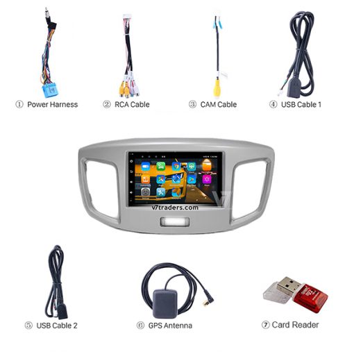 Wagon R (Japanese) Android Multimedia Navigation Panel LCD IPS 7" Screen - V7 7