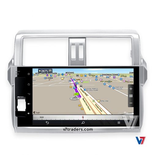 Prado Android Multimedia Navigation Panel LCD IPS Screen - Model 2014-15 - V7 4