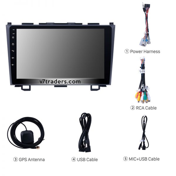CRV Android Multimedia Navigation Panel LCD IPS Screen - Model 2007-11 - V7 8
