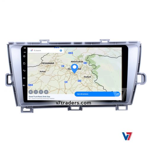 Prius (Silver) Android Multimedia Navigation Panel LCD IPS Screen - V7 5