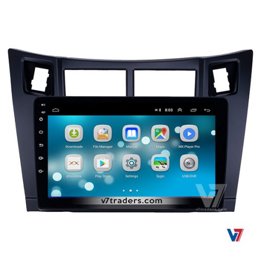 Vitz / Yaris Android Multimedia Navigation Panel LCD IPS Screen - Model 2006-12 - V7 8