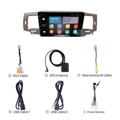 Corolla X and Fielder Android Multimedia Navigation Panel LCD IPS Screen - V7 3