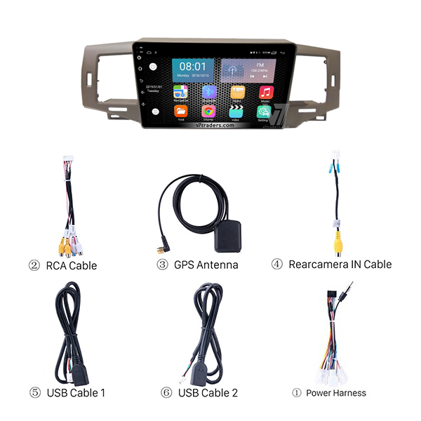 Corolla X Android Multimedia Navigation Panel LCD IPS Screen - V7 2