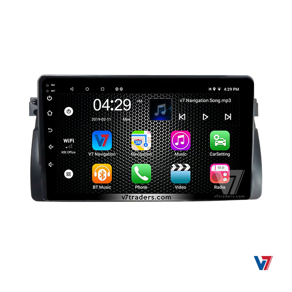 BMW E46 Android Multimedia Navigation Panel LCD IPS Screen - V7 1