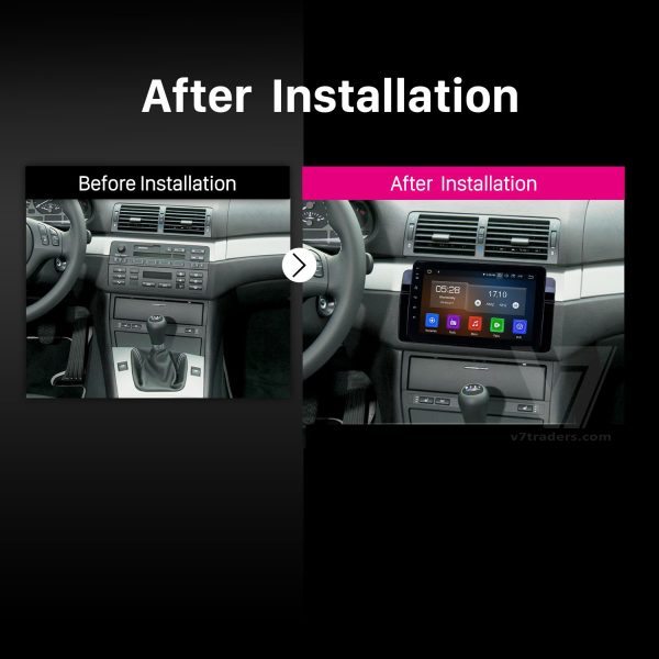 BMW E46 Android Multimedia Navigation Panel LCD IPS Screen - V7 2