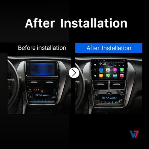 Yaris Android Auto Multimedia Navigation Panel LCD IPS Screen - V7 2